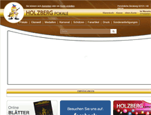 Tablet Screenshot of pokale-holzberg.de